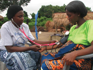 Blood Pressure Cuff and Stethoscope