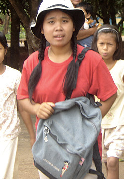 Backpack Filled With School Supplies