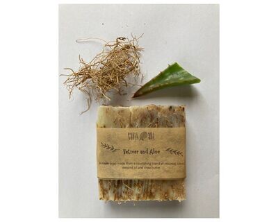 Artisan soap - Vetiver and Aloe Artisan soap - Vetiver and Aloe