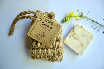 Soap- for hands of the earth- to use in the pouch