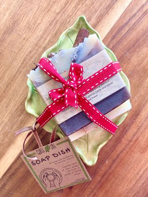 Gift set- soap dish and soaps