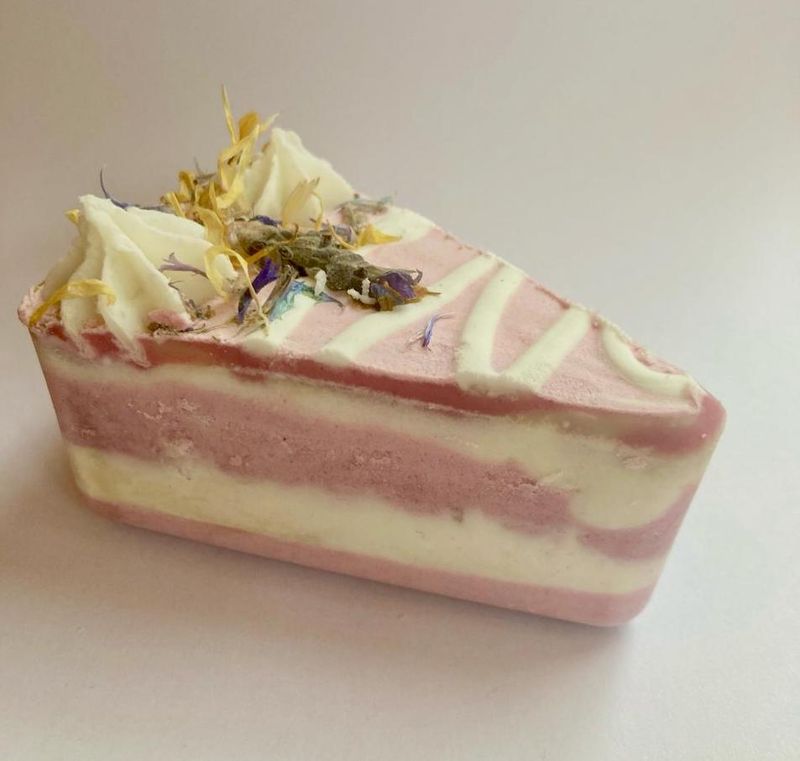 Cake soap - lavendar