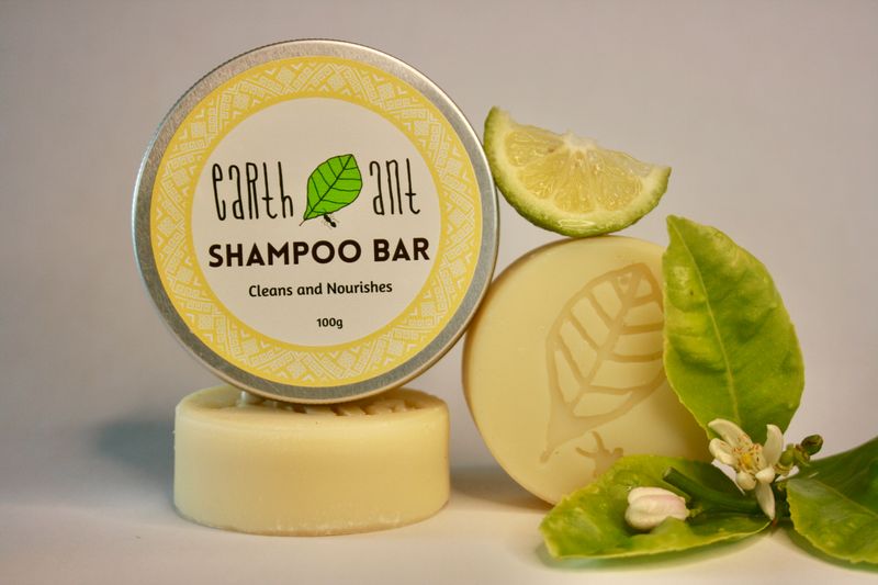 Shampoo bar in a tin