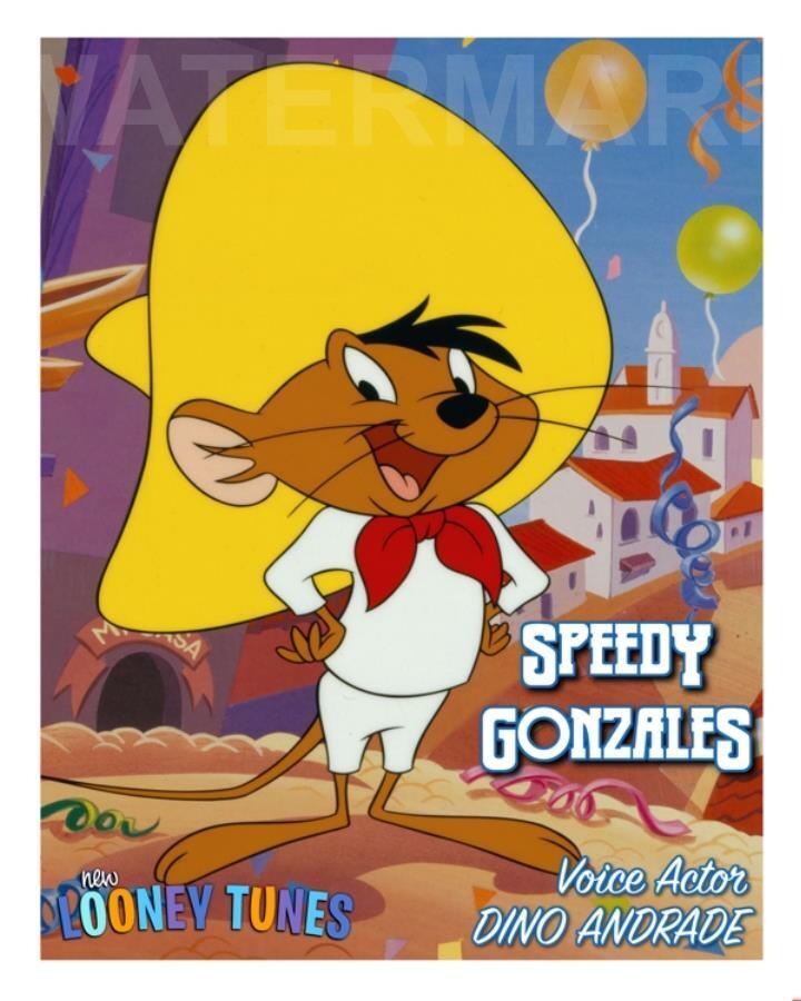 Looney Tunes Speedy Gonzales Autograph Print and Video | Dino Andrade, Voice Actor