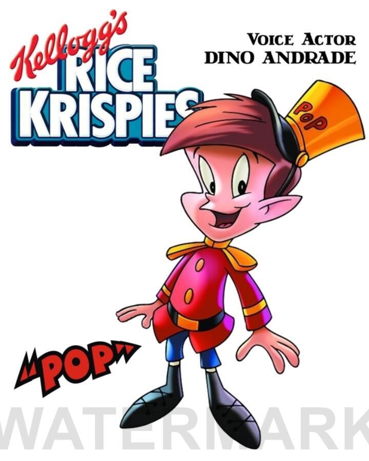 Pop from Rice Krispies Autograph Print and Video | Dino Andrade, Voice Actor