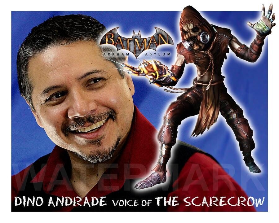 Batman: Arkham Asylum, The Scarecrow with Dino Autograph Print and Video | Dino Andrade, Voice Actor