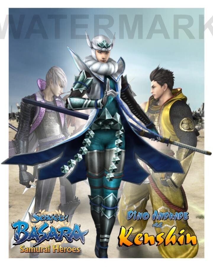 Uesugi Kenshin from Sengoku BASARA 3  Autograph Print and Video | Dino Andrade, Voice Actor