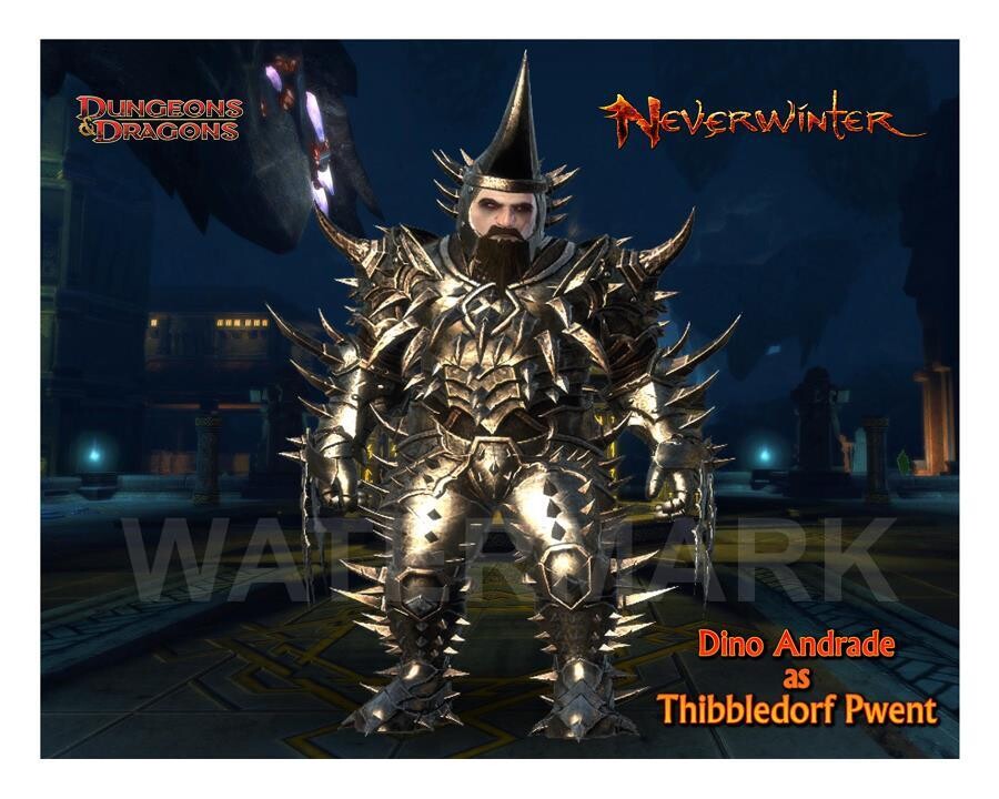 Dungeons &amp; Dragons Neverwinter Autograph Print and Video | Dino Andrade, Voice Actor