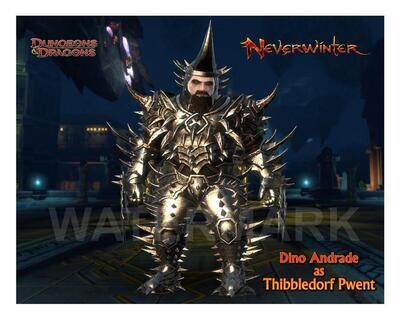 Dungeons & Dragons Neverwinter Autograph Print and Video | Dino Andrade, Voice Actor