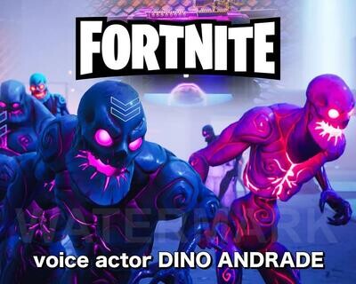 Fortnite Autograph Print and Video | Dino Andrade, Voice Actor