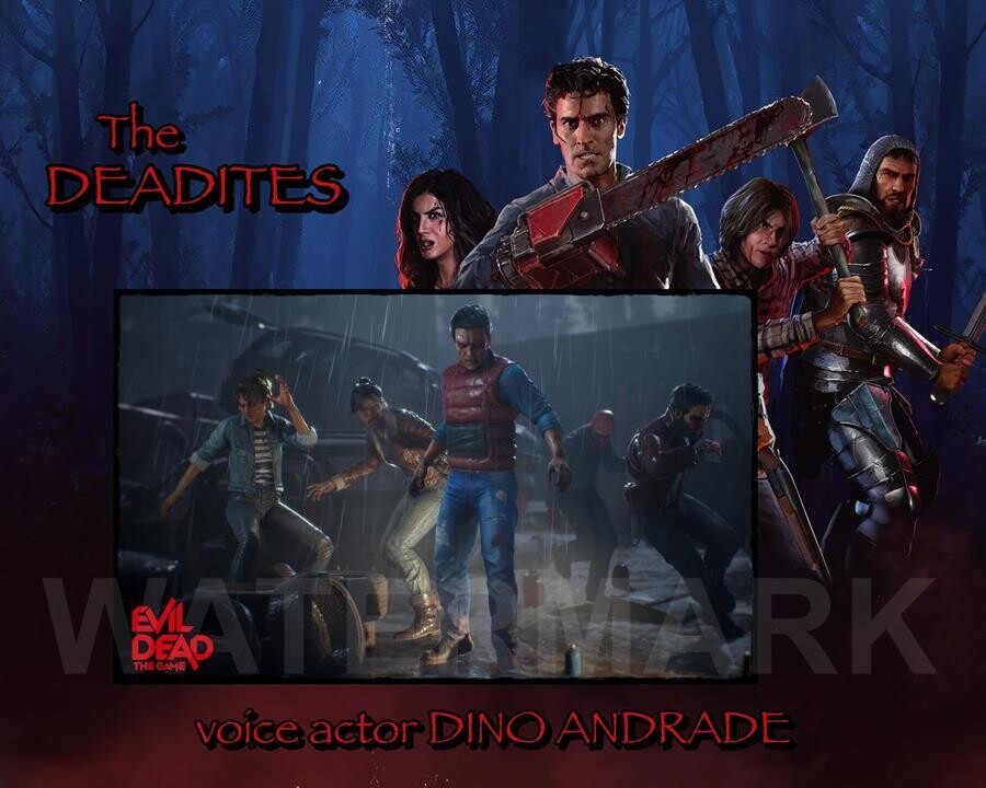 Evil Dead the Game Autograph Print and Video | Dino Andrade, Voice Actor
