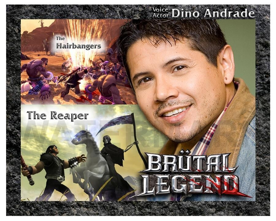 Brutal Legend Autograph Print and Video | Dino Andrade, Voice Actor