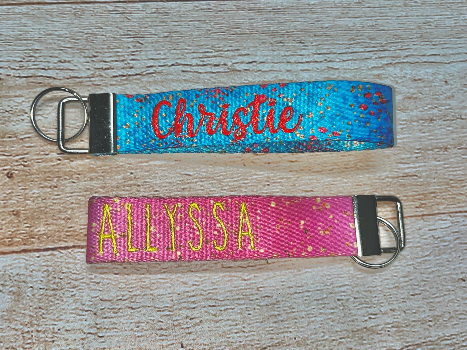 Webbing Personalized Keychain