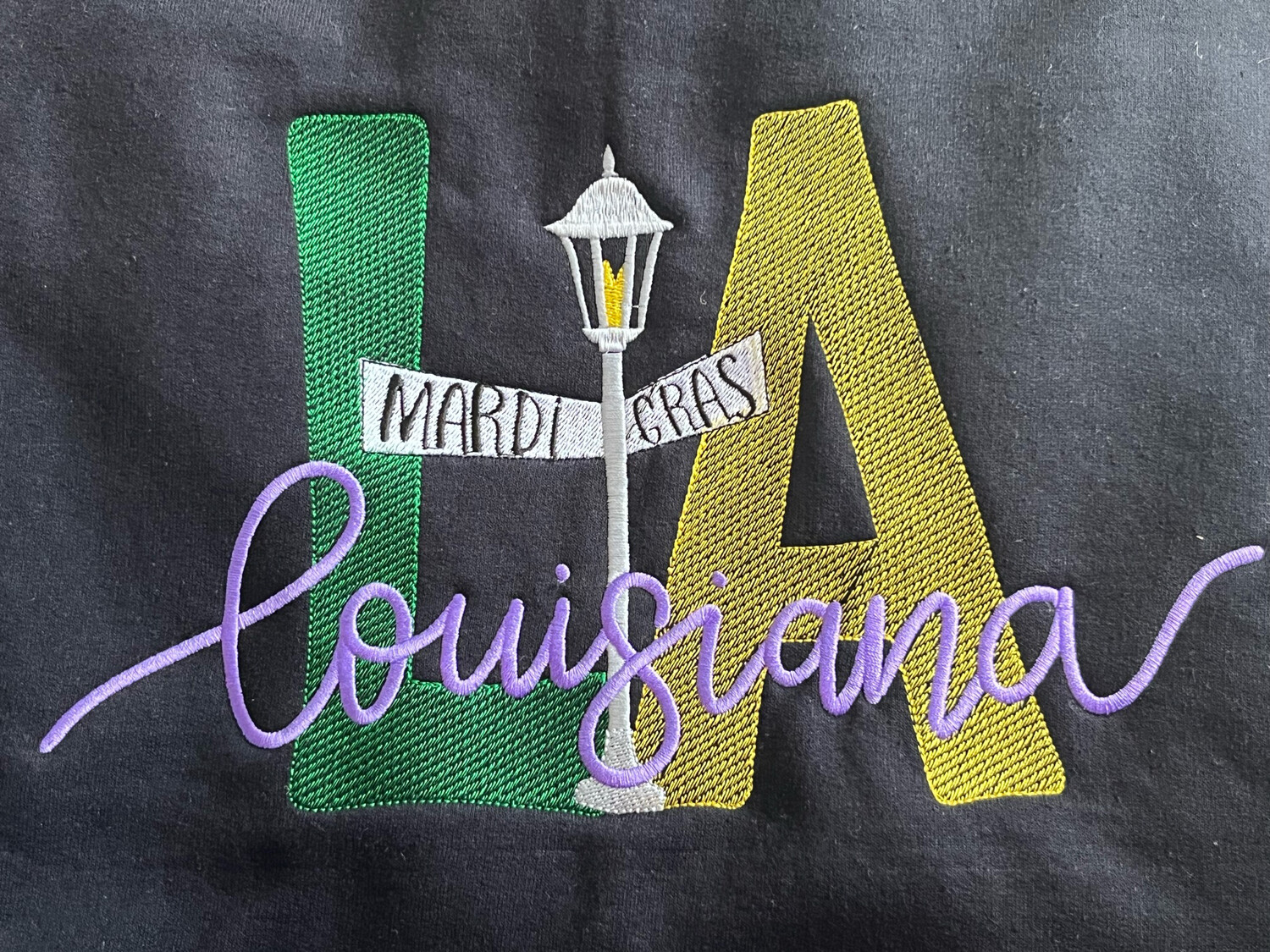 Louisiana Mardi Gras sweatshirt