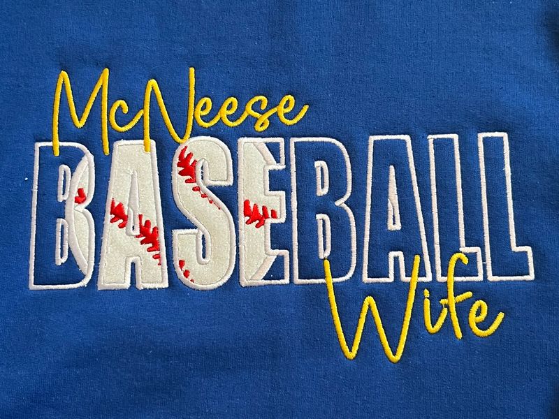 Personalized Sports Applique