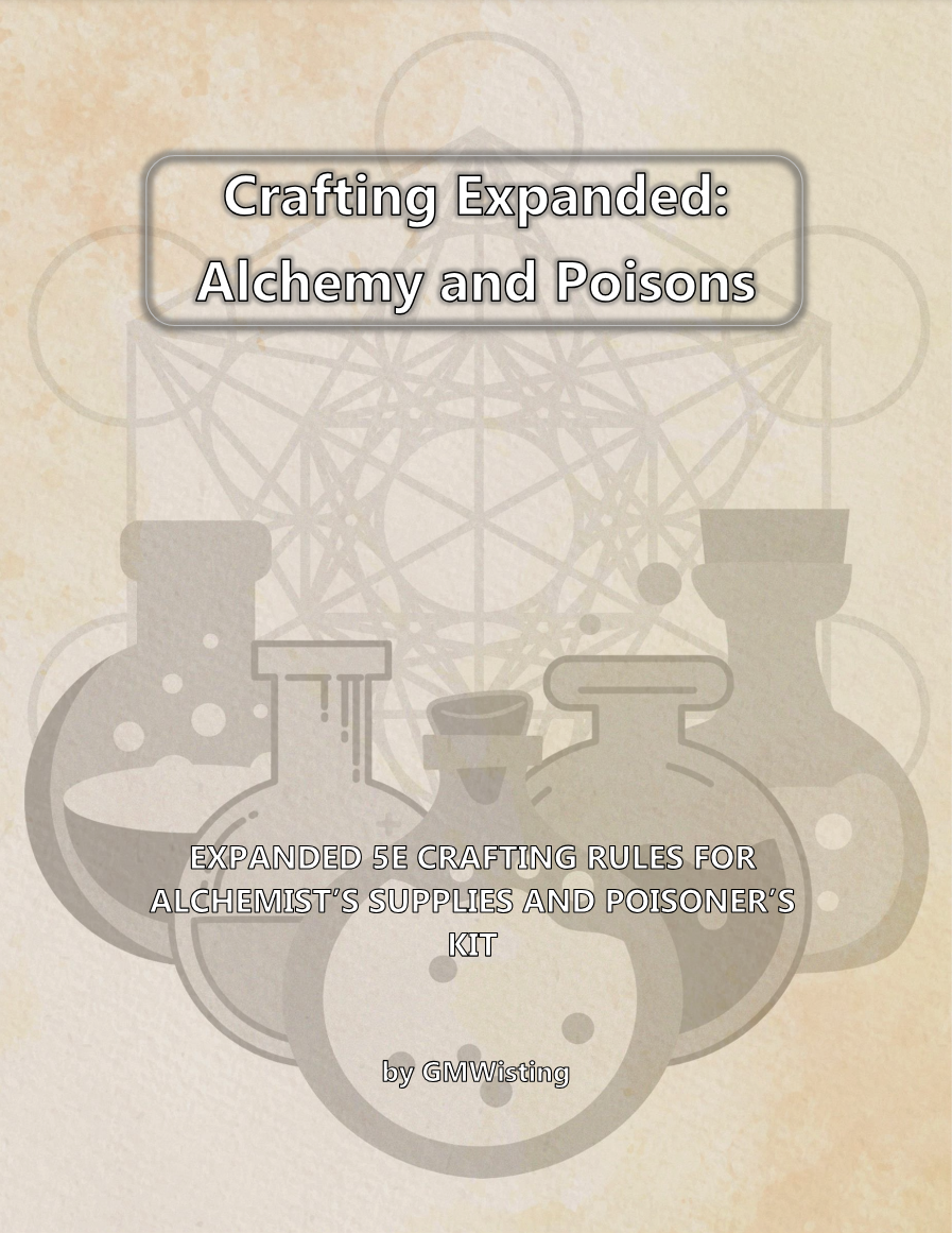 Crafting Expanded: Alchemy and Poisons