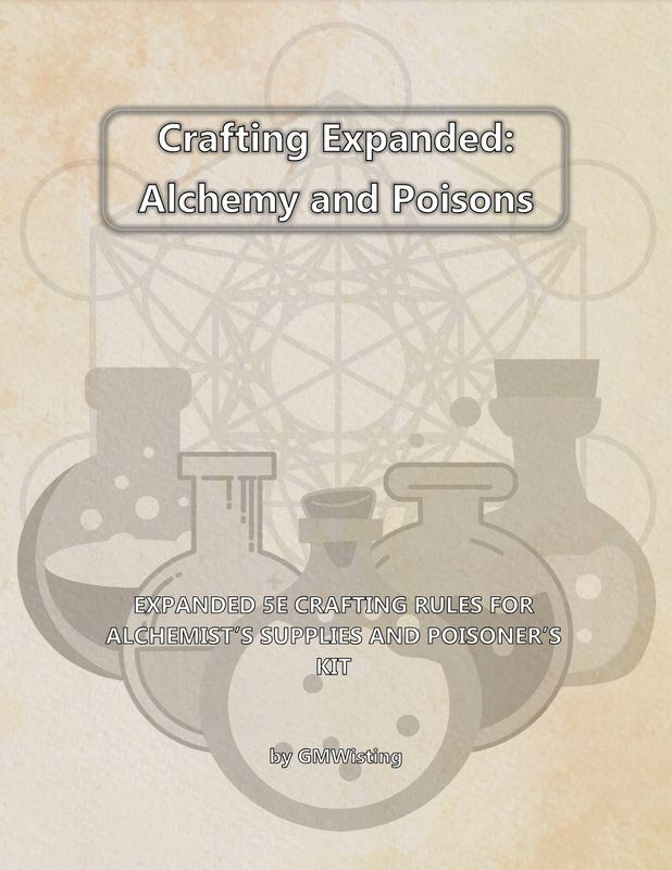 Crafting Expanded: Alchemy and Poisons