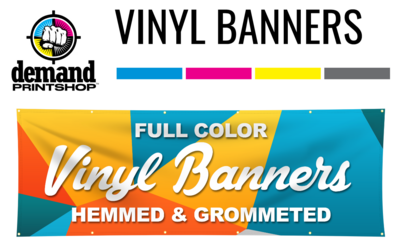 Custom Full Color Vinyl Banner (A)