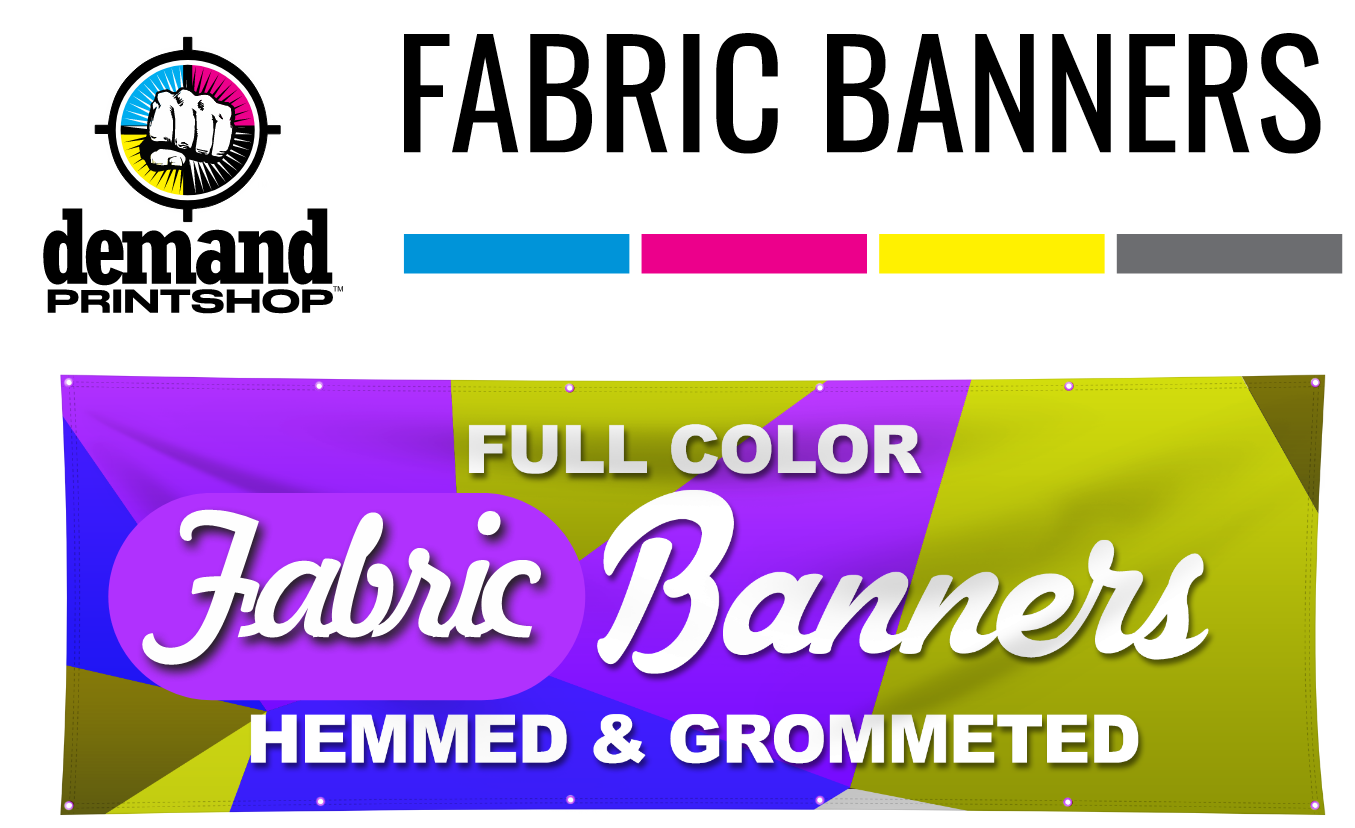 Custom Full Color Fabric Banner (A)