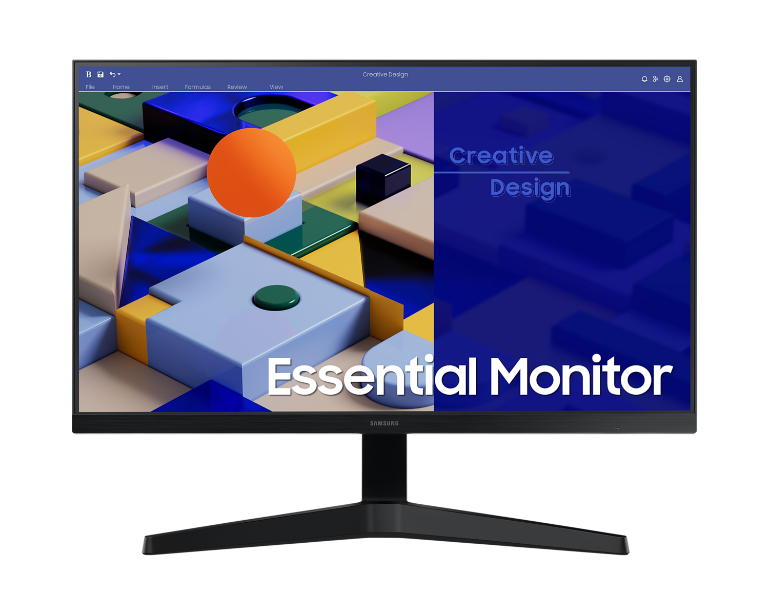 Samsung Essential S3 S30GD 27&quot; FHD IPS Monitor – 100Hz, 5ms GTG, 250 nits, 178° Viewing Angle, VESA Mount, HDMI &amp; D-Sub Inputs