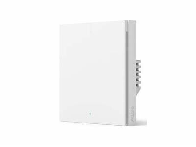 AQARA Smart Wall Switch D1 (No Neutral, Single Rocker)  （CN Package）