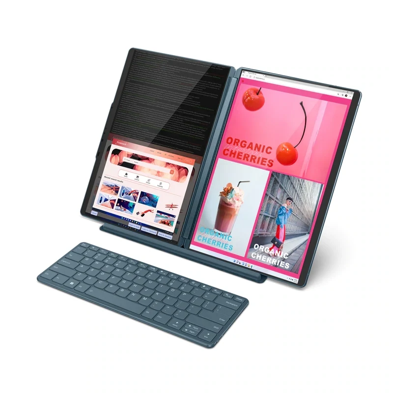 Lenovo Yoga Book 9 13IRU8 2x 13.3&quot; 2.8K Touchscreen Laptop - Core i7-1355U - 16GB RAM - 1TB SSD - Shared - Win 11 (Tidal Teal)