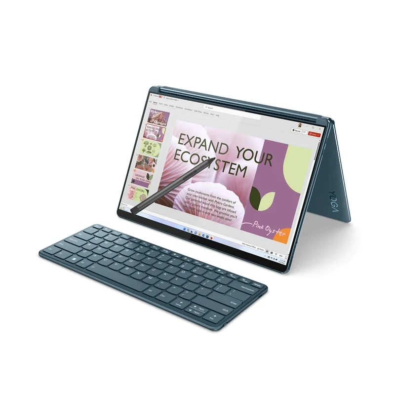 Lenovo Yoga Book 9 13IRU8 2x 13.3&quot; 2.8K Touchscreen Laptop - Core i7-1355U - 16GB RAM - 1TB SSD - Shared - Win 11 (Tidal Teal)