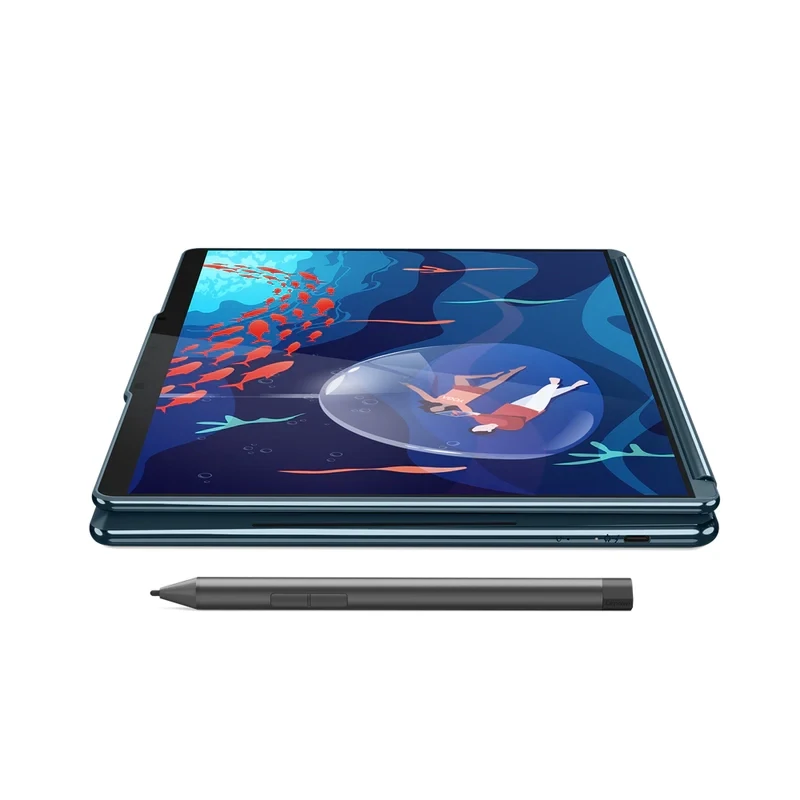 Lenovo Yoga Book 9 13IRU8 2x 13.3&quot; 2.8K Touchscreen Laptop - Core i7-1355U - 16GB RAM - 1TB SSD - Shared - Win 11 (Tidal Teal)