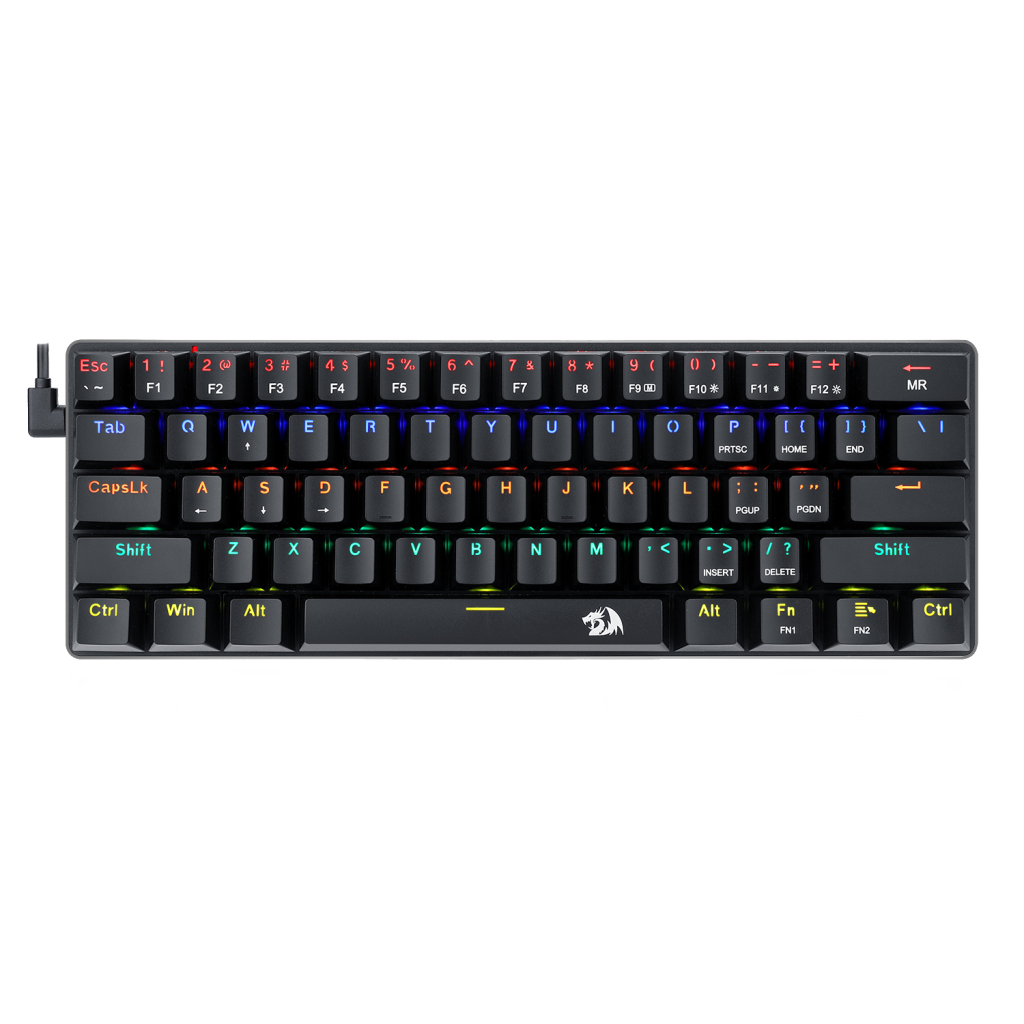 Redragon Jax 60% Mechanical Gaming Keyboard - Black