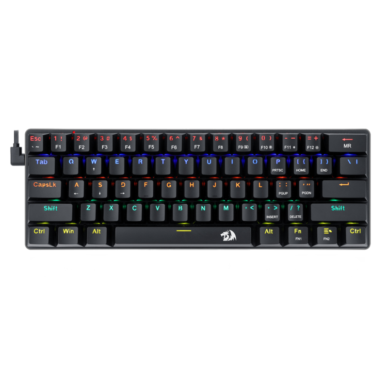 Redragon Jax 60% Mechanical Gaming Keyboard - Black