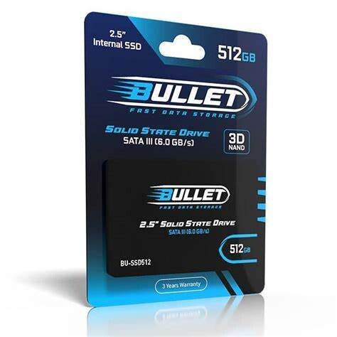 Bullet : 2.5&quot; SSD SATA III (512GB)