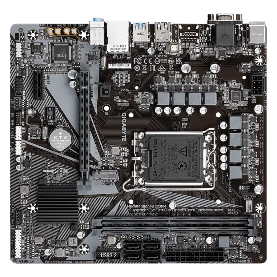 GIGABYTE H610M S2 V2 DDR4 MotherBoard