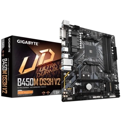 GIGABYTE B450M DS3H V2 MotherBoard