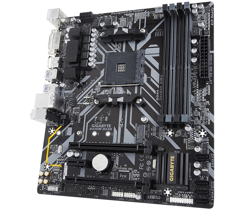 GIGABYTE B450M DS3H MotherBoard