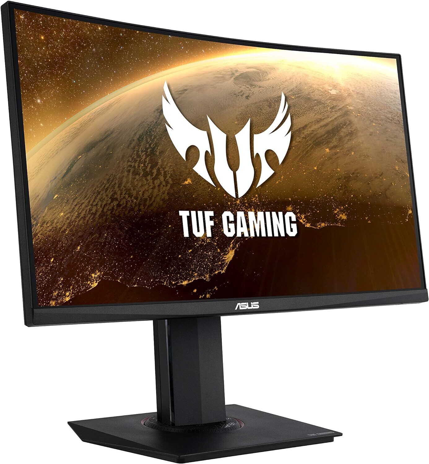 ASUS TUF Gaming Curved Gaming Monitor 24“ 23.6 inch Full HD (1920 x 1080), 165Hz, Extreme Low Motion Blur, FreeSync Premium, 1ms (MPRT), Shadow Boost