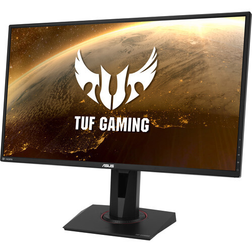 ASUS TUF Gaming 27&quot; 2K HDR Gaming Monitor - QHD (2560 x 1440), 165Hz (Supports 144Hz), 0.4ms, Extreme Low Motion Blur, Speaker, G-SYNC Compatible, VESA Mountable, DisplayPort, HDMI, Black