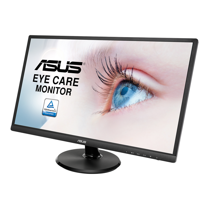 ASUS VA249HE Eye Care Monitor - 24 inch (23.8 inch viewable), Full HD, Flicker Free, Blue Light Filter, Anti Glare, HDMI