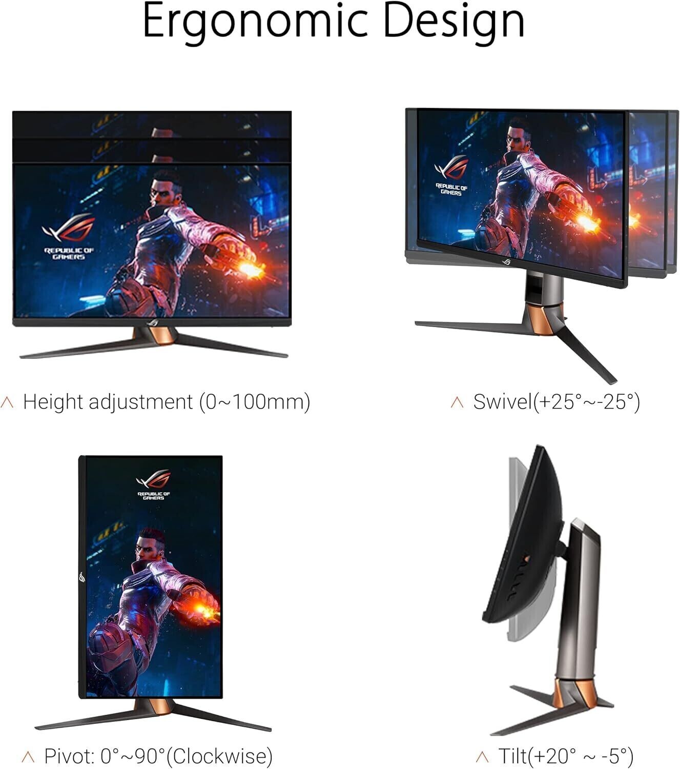 ASUS 27” 1440P 360Hz 1ms G-SYNC Gaming Monitor  - QHD, IPS, HDR10, DisplayHDR600