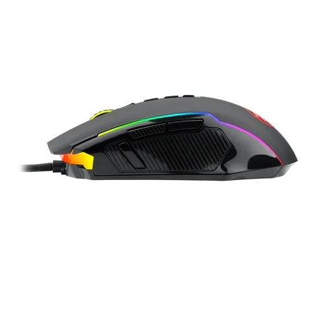 Redragon Gaming Mouse, Wireless Mouse Gaming with 8000 DPI, PC Gaming Mice with Fire Button, RGB Backlit Programmable Ergonomic Mouse Gamer, Rechargeable, 70Hrs for Windows, Mac Gamer, Black