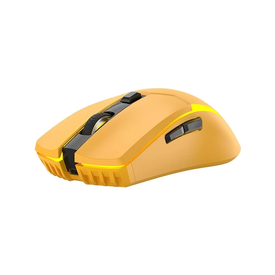 Fantech WGC2 Venom II RGB Rechargeable Wireless Yellow Gaming Mouse