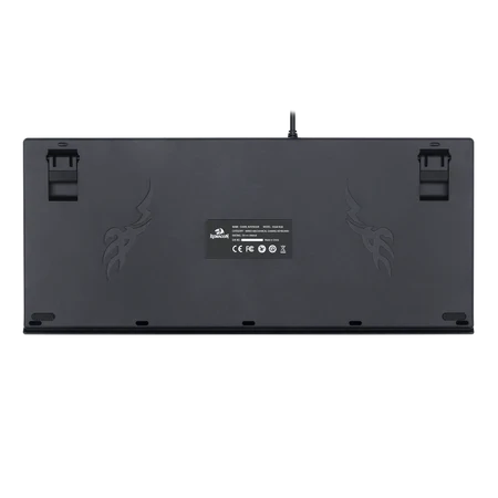 Redragon K568 DARK AVENGER Rainbow MECHANICAL GAMING KEYBOARD - (RED SWITCHES) - Spill-proof - Double Injection KeyCaps - Anti Ghosting All keys.