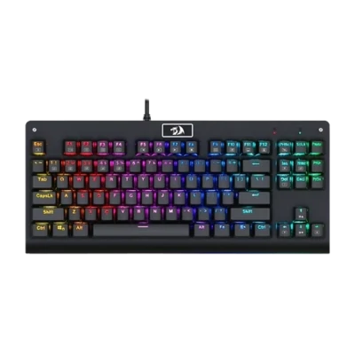 Redragon K568 DARK AVENGER Rainbow MECHANICAL GAMING KEYBOARD - (RED SWITCHES) - Spill-proof - Double Injection KeyCaps - Anti Ghosting All keys.