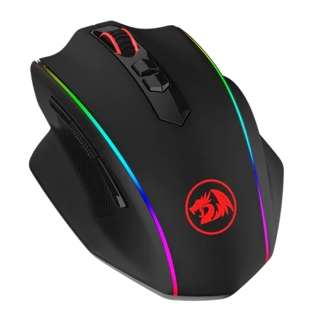 Redragon M686 Wireless Gaming Mouse, 16000 DPI Wired/Wireless Gamer Mouse with Professional Sensor, 45-Hour Durable Power Capacity, Customizable Macro and RGB Backlight for PC/Mac/Laptop