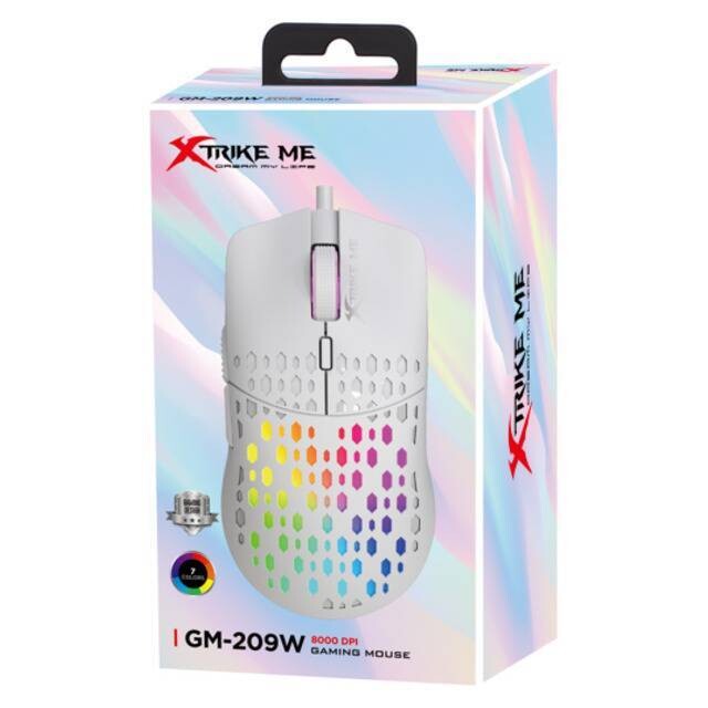 Xtrike Me GM-209W LED White Gaming Mouse