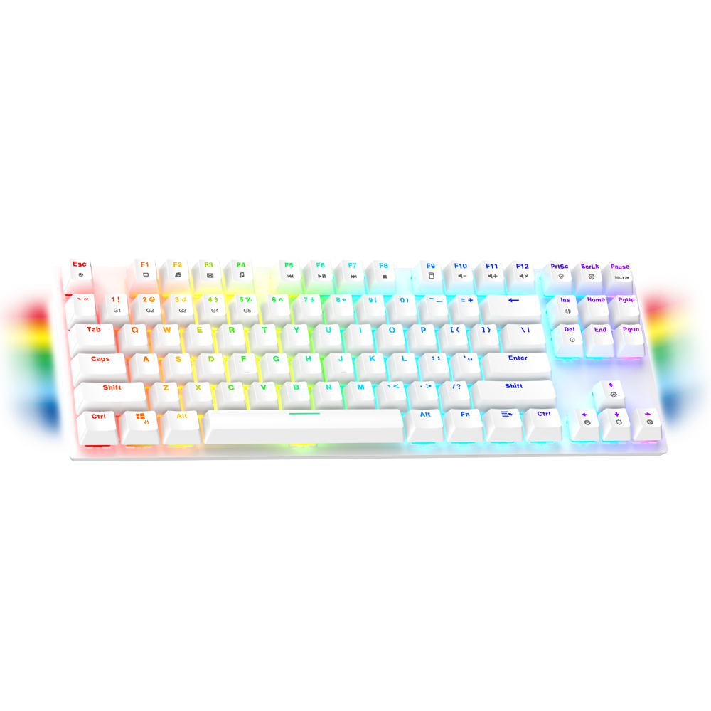 Fantech MAXFIT87 TKL Mechanial Keybaord Hot-Swappable RGB Backlit Computer Keyboard