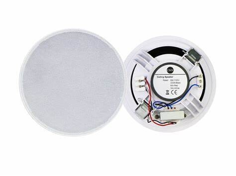 CMX 6.5&quot; Frameless Ceiling Speaker 6W/3W 100V – Quick-Mount, Full-Range Driver for Background Music &amp; Commercial Audio Systems