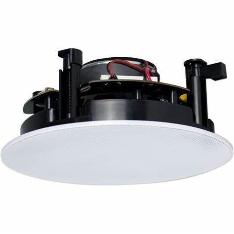 CMX 5.25&quot; 2-Way Ceiling Speaker with 100V Transformer &amp; Back Can – 20W/8Ω, Frameless Magnetic Grille, Ideal for PA &amp; Commercial Audio