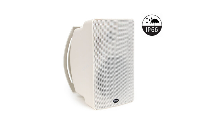 CMX WSK-420HW 4&quot; 2-Way Wall Mount Speaker – 20W/10W/5W/2.5W 100V/70V/8Ω, ABS Enclosure, Metal Grille, Quick Installation