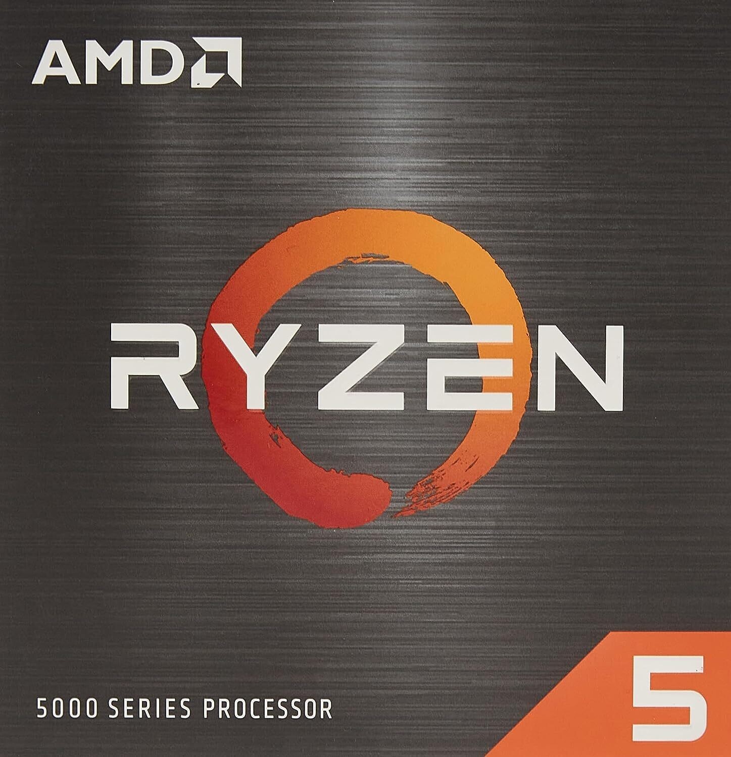 AMD Ryzen™ 5 5500 6-Core, 12-Thread Unlocked Desktop Processor with Wraith Stealth Cooler, Ceramic Gray (TRY)