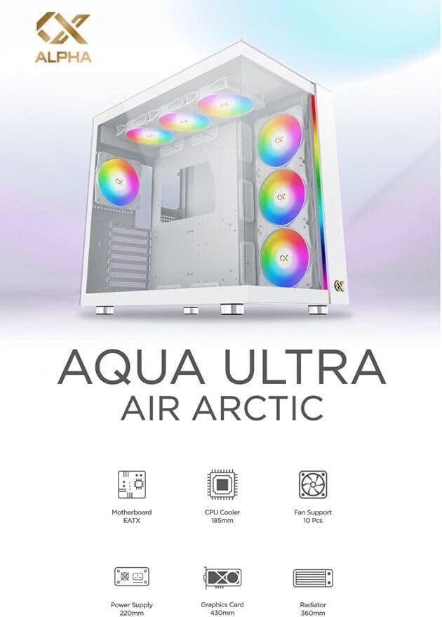 Xigmatek AQUA Ultra Air Arctic [ WH ]
Brand Xigmatek